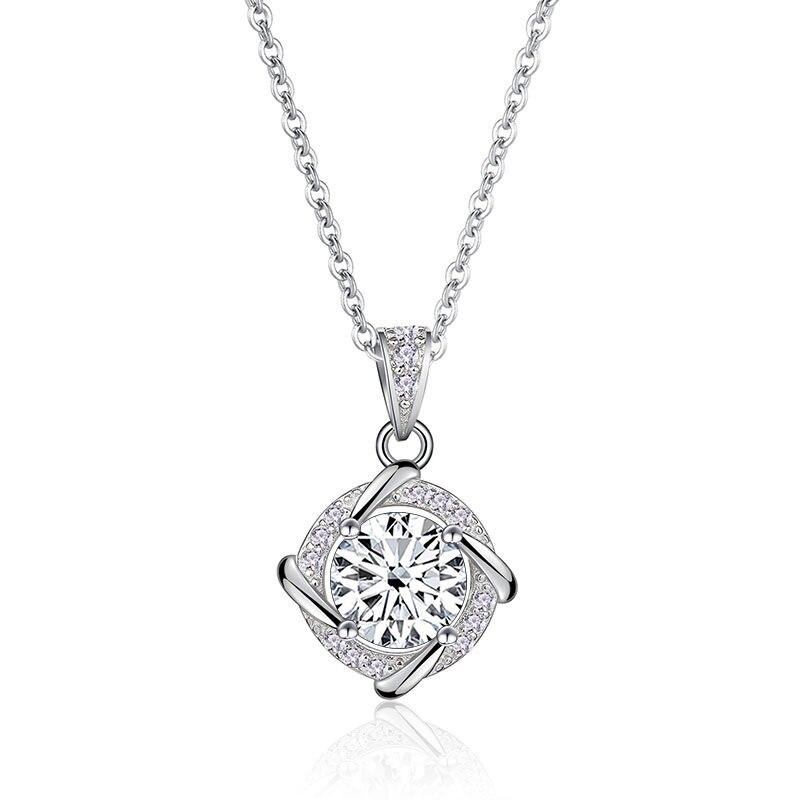 Bague Ringen 1 карат Муассанит ожерелье для женщин Высочайшее качество 100% стерлингового серебра 925 пробы Свадебная вечеринка Свадебные ювелирные украшения 45cm белый
Bague Ringen 1 карат Муассанит ожерелье для женщин Высочайшее качество 100% стерлингового серебра 925 пробы Свадебная вечеринка Свадебные ювелирные украшения 45cm белый