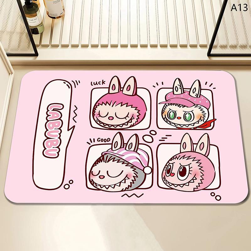 Коврик для ванной с принтом мультяшного Лабубу, нескользящий коврик для двери, сушильный коврик для кухни, коврик для слива в спальню, коврик для прихожей, мультяшный домашний ковер
Коврик для ванной с принтом мультяшного Лабубу, нескользящий коврик для двери, сушильный коврик для кухни, коврик для слива в спальню, коврик для прихожей, мультяшный домашний ковер