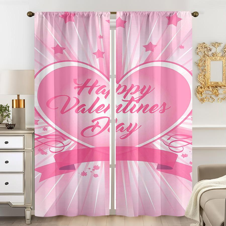 Pink Love Valentine Day Slogan Curtains Sweet Wind Bedroom Living Room Drawbar Pocket Decorative Curtain Set Of 2 Made Polyester Washable Great Ready W100*H70(CM)-Rod Pocket&2PCS
Pink Love Valentine Day Slogan Curtains Sweet Wind Bedroom Living Room Drawbar Pocket Decorative Curtain Set Of 2 Made Polyester Washable Great Ready W100*H70(CM)-Rod Pocket&2PCS