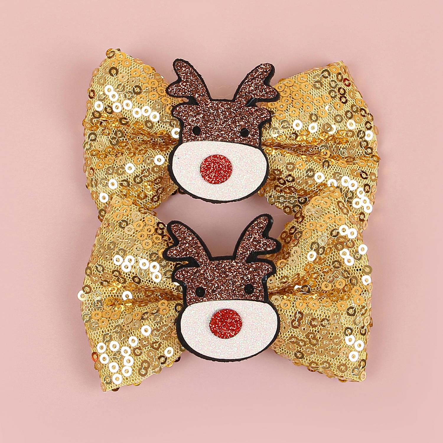 2/8pcs Sequin Hair Bows Clips Girls Christmas Hair Clips Barrettes Elk Santa Claus Hairpin Christmas Party Hair Accessories
2/8pcs Sequin Hair Bows Clips Girls Christmas Hair Clips Barrettes Elk Santa Claus Hairpin Christmas Party Hair Accessories