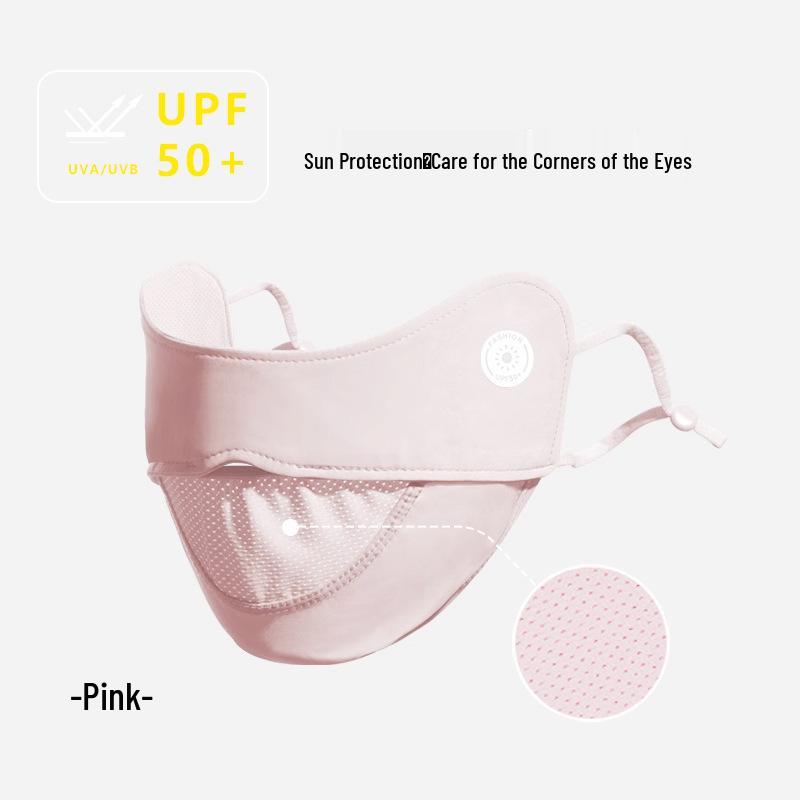 Ice Silk Sun Protection Mask: Women s Summer Lightweight, Breathable, UPF50+, 3D Shaped with Eye Corner UV Protection. розовый
Ice Silk Sun Protection Mask: Women s Summer Lightweight, Breathable, UPF50+, 3D Shaped with Eye Corner UV Protection. розовый