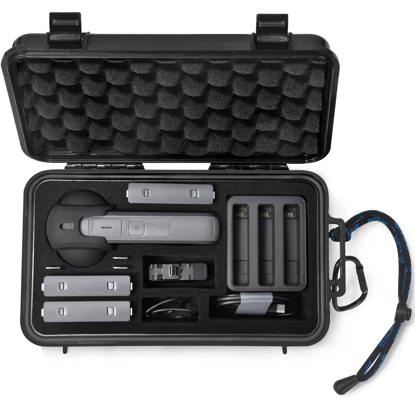 Lekufee Portable Waterproof Hard Case for Insta360 X5/X4/X3/X2 Action Cameras and Accessories (Case Only)
Lekufee Portable Waterproof Hard Case for Insta360 X5/X4/X3/X2 Action Cameras and Accessories (Case Only)