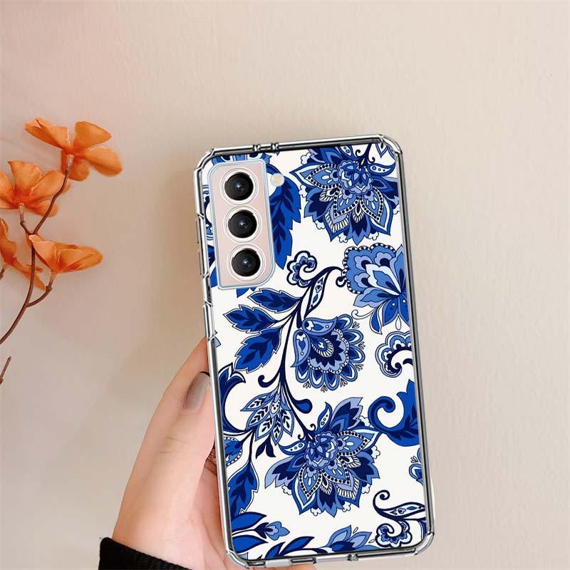 Blue white Porcelain Pattern Clear Phone Cases for Samsung S26 Ultra Galaxy S25 Edge S24 S23 FE S21 Plus S20 S22 S10 Cover Patte Samsung S20 Ultra
Blue white Porcelain Pattern Clear Phone Cases for Samsung S26 Ultra Galaxy S25 Edge S24 S23 FE S21 Plus S20 S22 S10 Cover Patte Samsung S20 Ultra