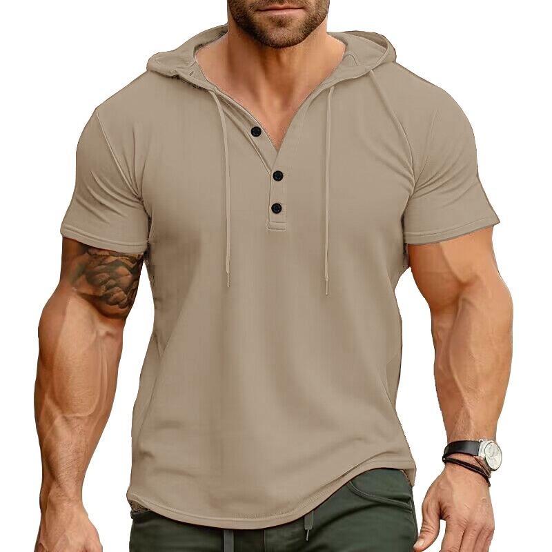 2026 Cross-border Men s Sportswear Short-Sleeve T-shirt and Hoodie: European/American Style Henley Shirt XXXL хакі
2026 Cross-border Men s Sportswear Short-Sleeve T-shirt and Hoodie: European/American Style Henley Shirt XXXL хакі