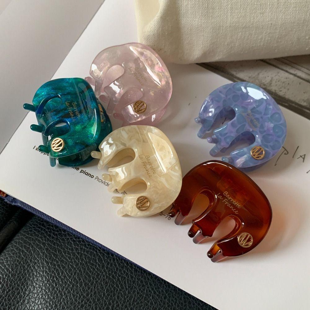 Зажим для волос Grab Clip Acetate Hair Claw Acetic Acid Cute Hairpin Cute Letter Hair Clip Female Style 4
Зажим для волос Grab Clip Acetate Hair Claw Acetic Acid Cute Hairpin Cute Letter Hair Clip Female Style 4