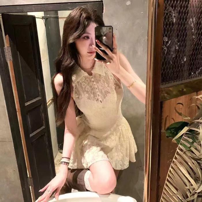 Neck slim fit improved cheongsam skirt new lace splicing dress waist spring and summer retro temperament skirt XL абрикосовий
Neck slim fit improved cheongsam skirt new lace splicing dress waist spring and summer retro temperament skirt XL абрикосовий
