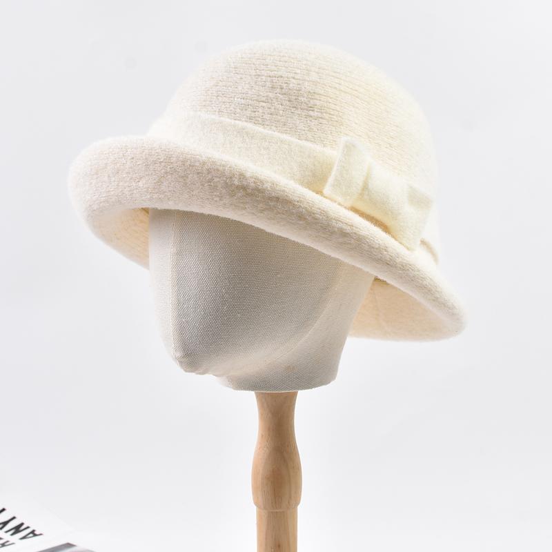 Women Elegant Fedoras Hat Autumn Winter Warm Solid Color Bow Bucket Dome Cap One Size бежевый
Women Elegant Fedoras Hat Autumn Winter Warm Solid Color Bow Bucket Dome Cap One Size бежевый