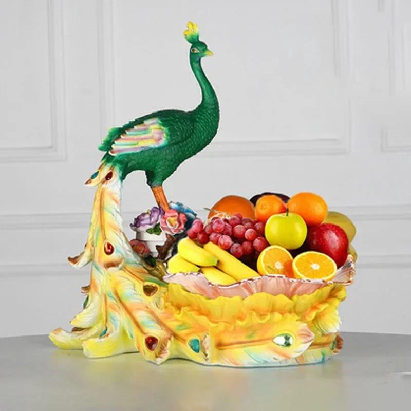 Тарелка для фруктовых конфет в европейском стиле с павлином для дома, гостиной, тарелка для сухофруктов Dim Sum, настольная креативная подставка для хранения, украшение для закусок
Тарелка для фруктовых конфет в европейском стиле с павлином для дома, гостиной, тарелка для сухофруктов Dim Sum, настольная креативная подставка для хранения, украшение для закусок