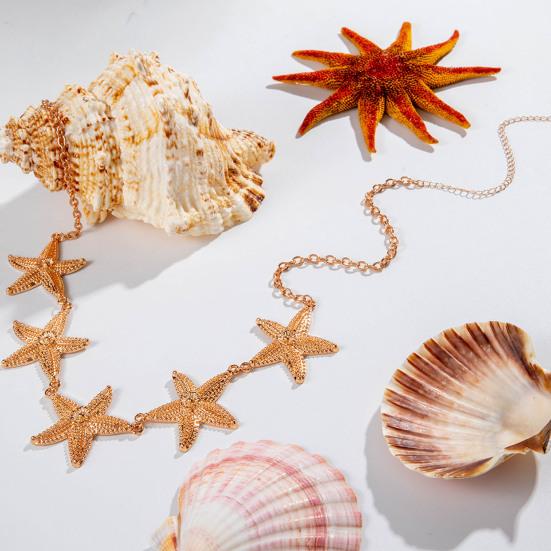 Юшэн Starfish Цепочка на талию Регулируемая длина Сплав Богемный стиль серфера Украшения для тела Цепочка для отдыха на пляже и бикини золотистый
Юшэн Starfish Цепочка на талию Регулируемая длина Сплав Богемный стиль серфера Украшения для тела Цепочка для отдыха на пляже и бикини золотистый