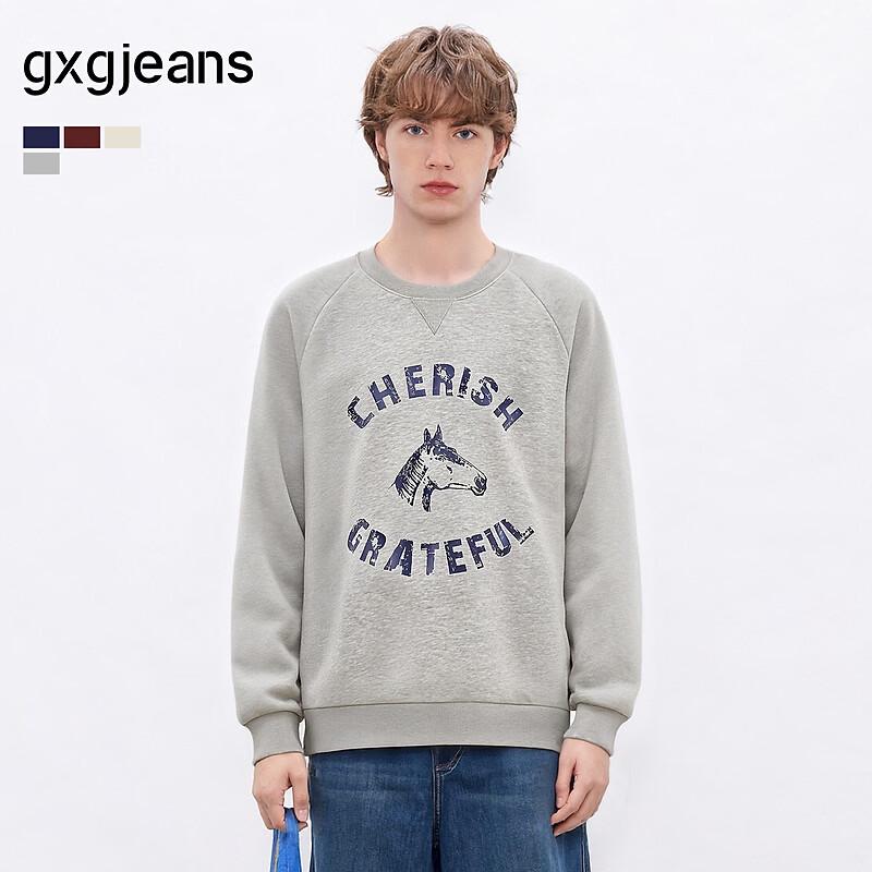 GXGJEANS Men s American Retro Color-Block Crewneck Sweatshirt L
GXGJEANS Men s American Retro Color-Block Crewneck Sweatshirt L