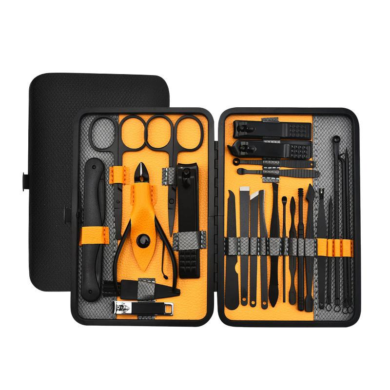 25pcs Manicure Set Full Function Kit Professional Stainless Steel Pedicure Sets Nail Clipper With Portable Nail tools жовтий
25pcs Manicure Set Full Function Kit Professional Stainless Steel Pedicure Sets Nail Clipper With Portable Nail tools жовтий