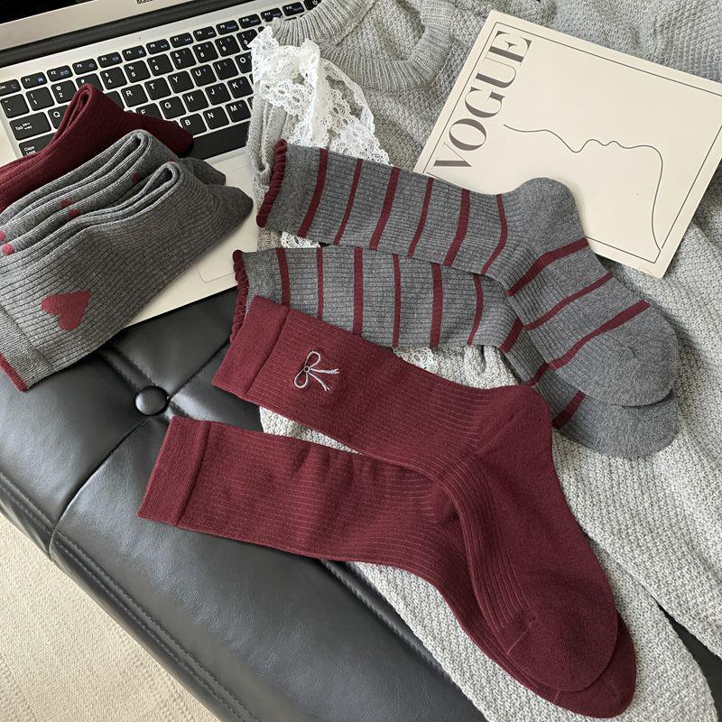2024 Women s Angora Mid-Calf Socks - Autumn/Winter, Red Heart Bow, Grey Scrunched One Size
2024 Women s Angora Mid-Calf Socks - Autumn/Winter, Red Heart Bow, Grey Scrunched One Size