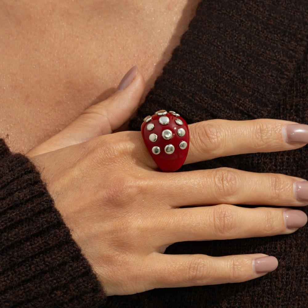 Punk Style Resin Geometric Bracelet Vintage Bracelet Ring Set Rivet Acrylic Bangle Girls Style 7
Punk Style Resin Geometric Bracelet Vintage Bracelet Ring Set Rivet Acrylic Bangle Girls Style 7