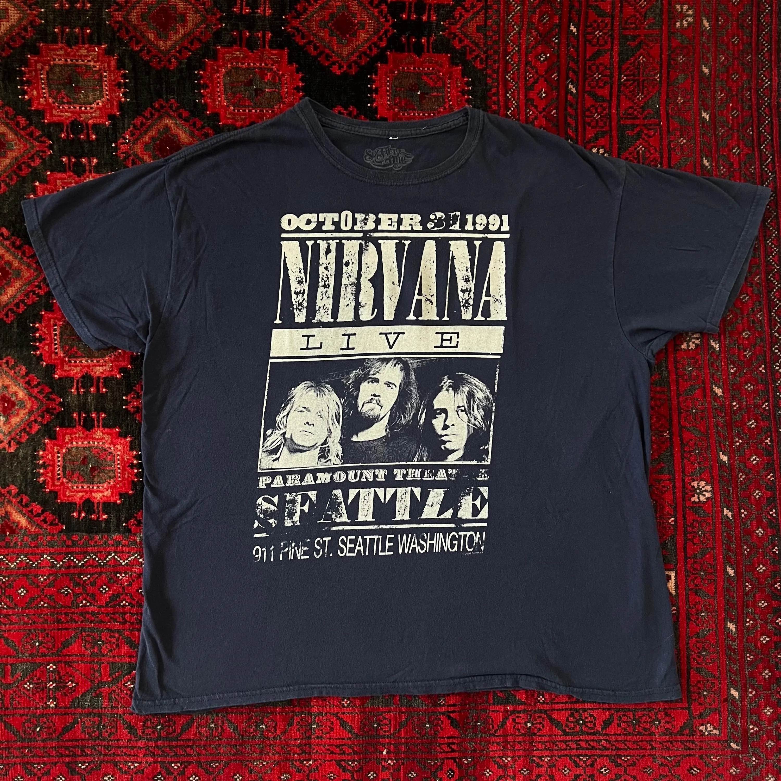 Classic Nirvana Band Retro Cotton TShirt Mens Short Sleeve Summer Punk Style Pure Color Loose Fit Casual Breathable TShirt 2XL
Classic Nirvana Band Retro Cotton TShirt Mens Short Sleeve Summer Punk Style Pure Color Loose Fit Casual Breathable TShirt 2XL