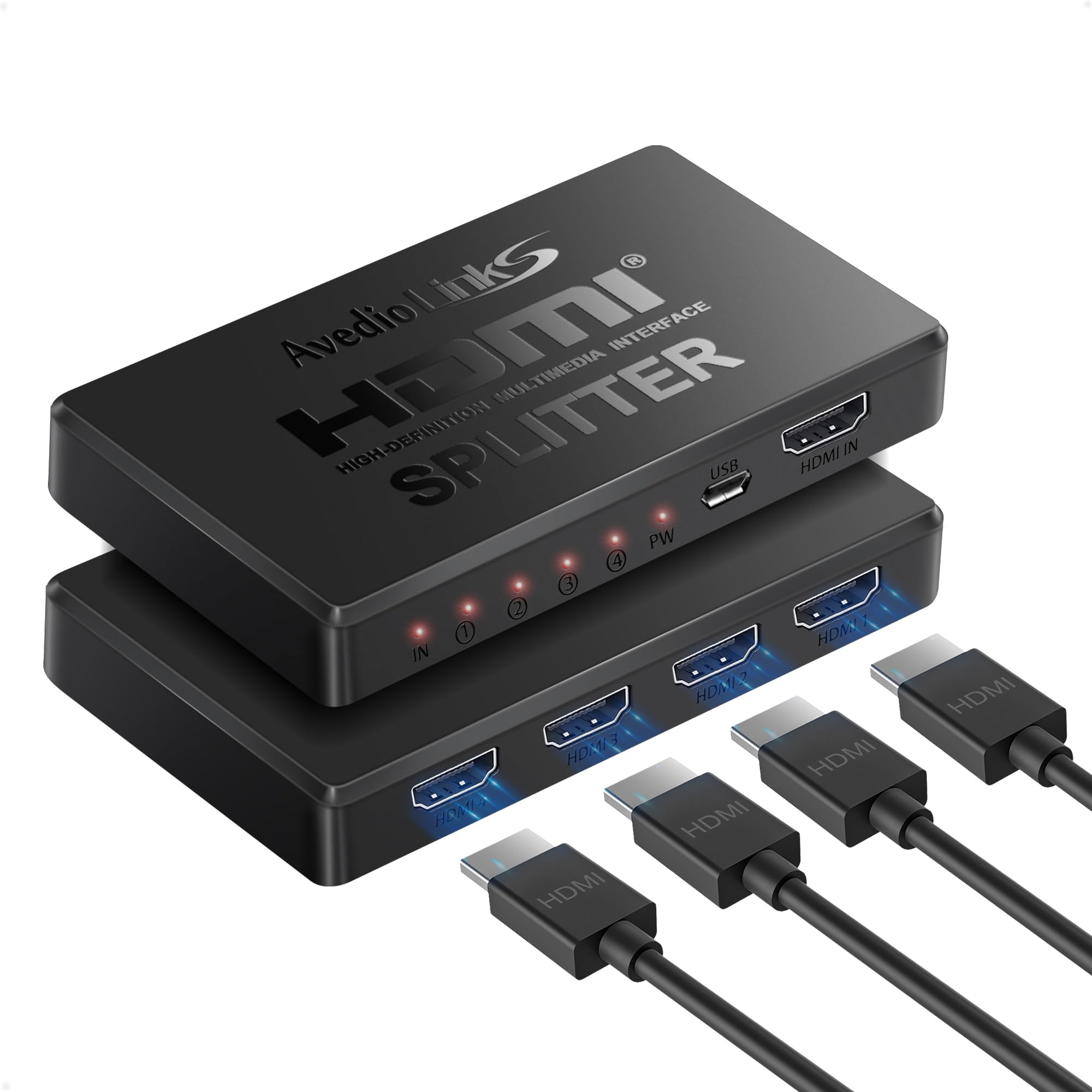avedio links 4K HDMI Splitter 1 вход 4 выхода 4 экрана одновременный выход HDMI Splitter 1 в 4 выхода HDR 3D Подходит для USB Кабель питания в комплекте HDMI
avedio links 4K HDMI Splitter 1 вход 4 выхода 4 экрана одновременный выход HDMI Splitter 1 в 4 выхода HDR 3D Подходит для USB Кабель питания в комплекте HDMI