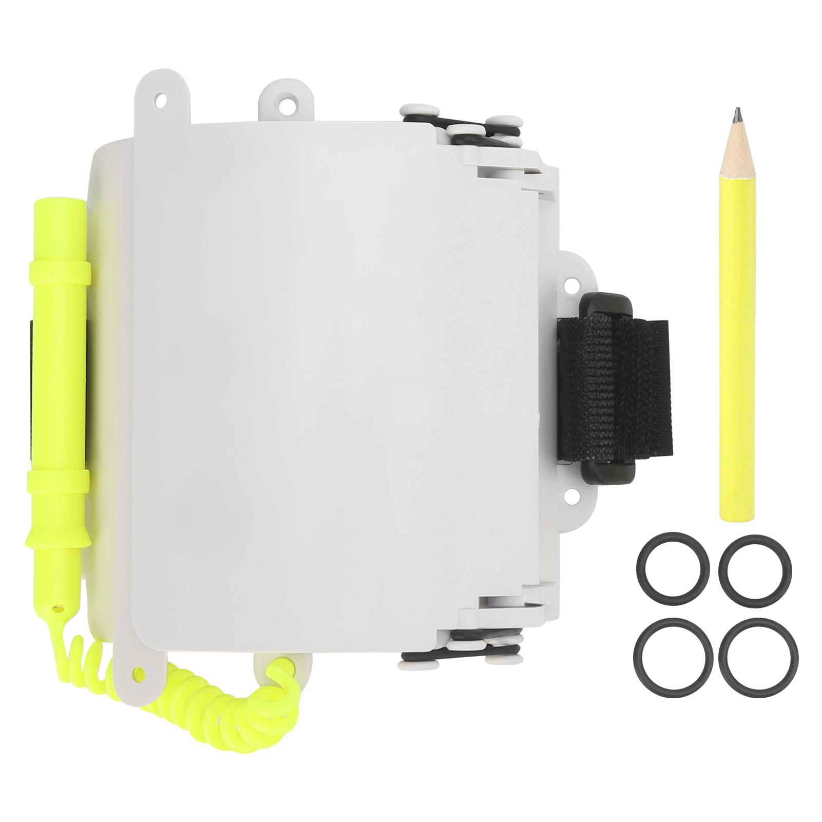 Diving Wrist Writing Slate Underwater Adjustable Write Slate with Pencil Dive Accessory
Diving Wrist Writing Slate Underwater Adjustable Write Slate with Pencil Dive Accessory