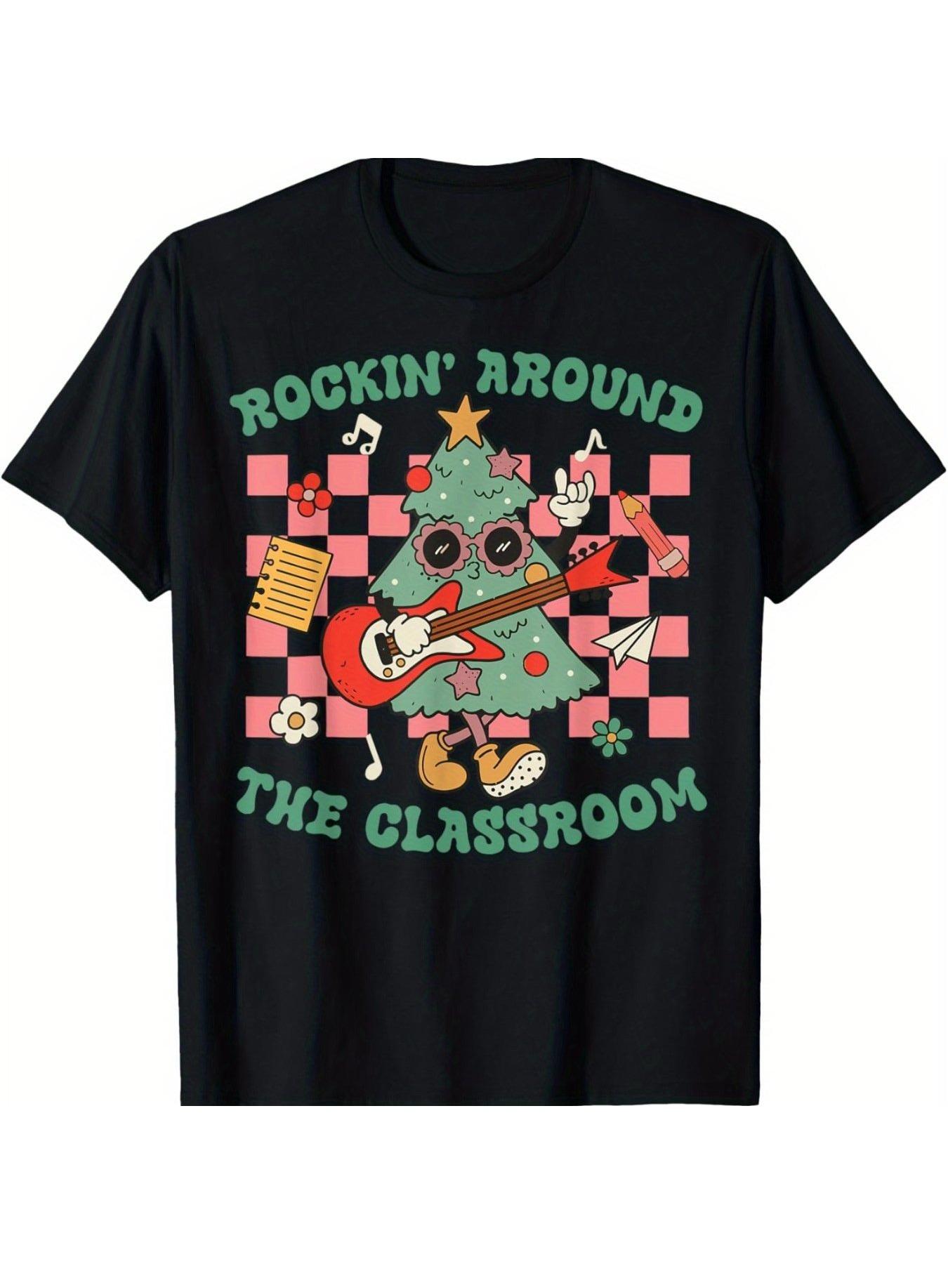 Teacher Christmas Rockin Around The Classroom T-Shirt S разноцветный
Teacher Christmas Rockin Around The Classroom T-Shirt S разноцветный
