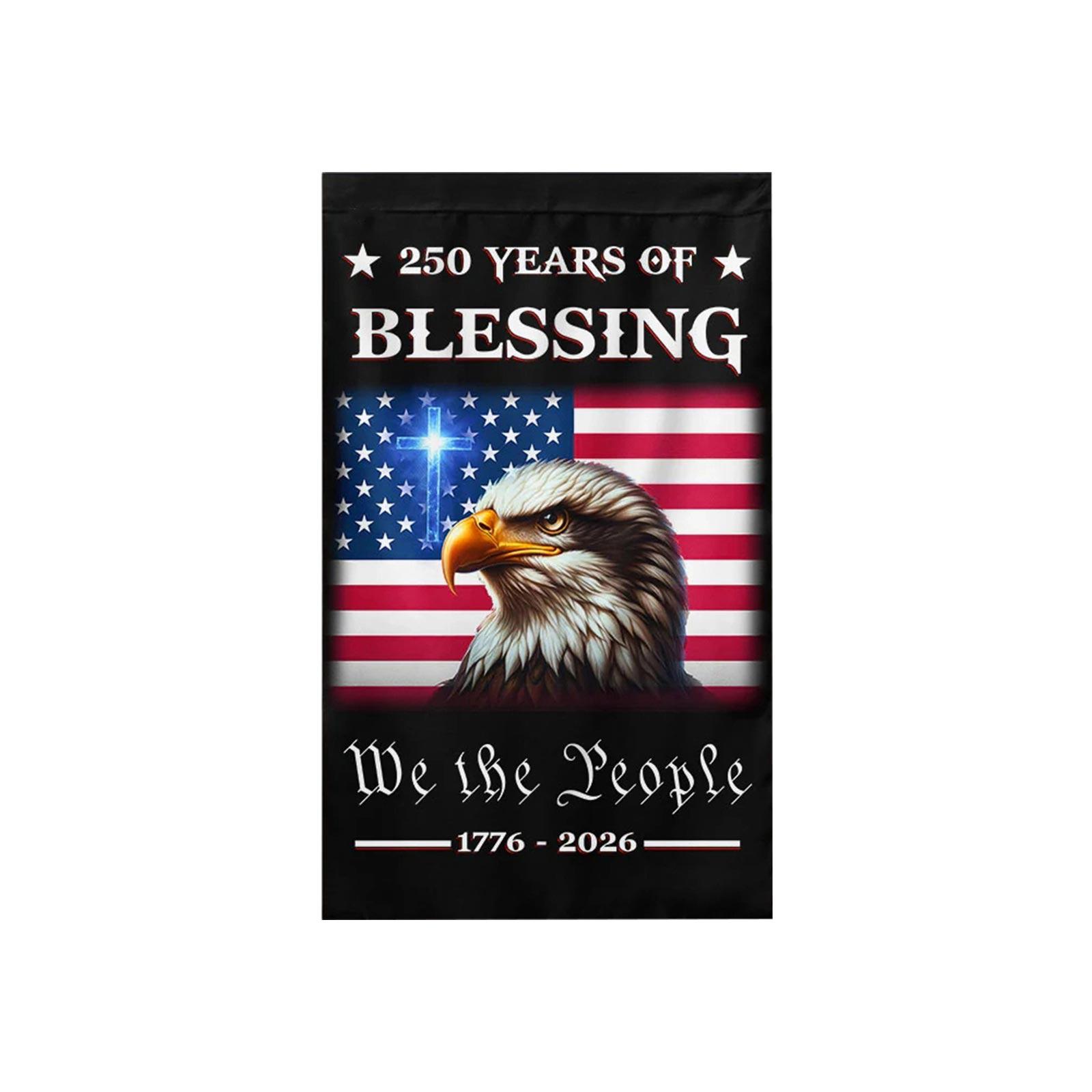 250 Years Strong Garden Flag Single Sided 30X45cm Patriotic Outdoor Decorative Banner with Dog and Stars Design Suitable for Yard and Porch Display One Size
250 Years Strong Garden Flag Single Sided 30X45cm Patriotic Outdoor Decorative Banner with Dog and Stars Design Suitable for Yard and Porch Display One Size