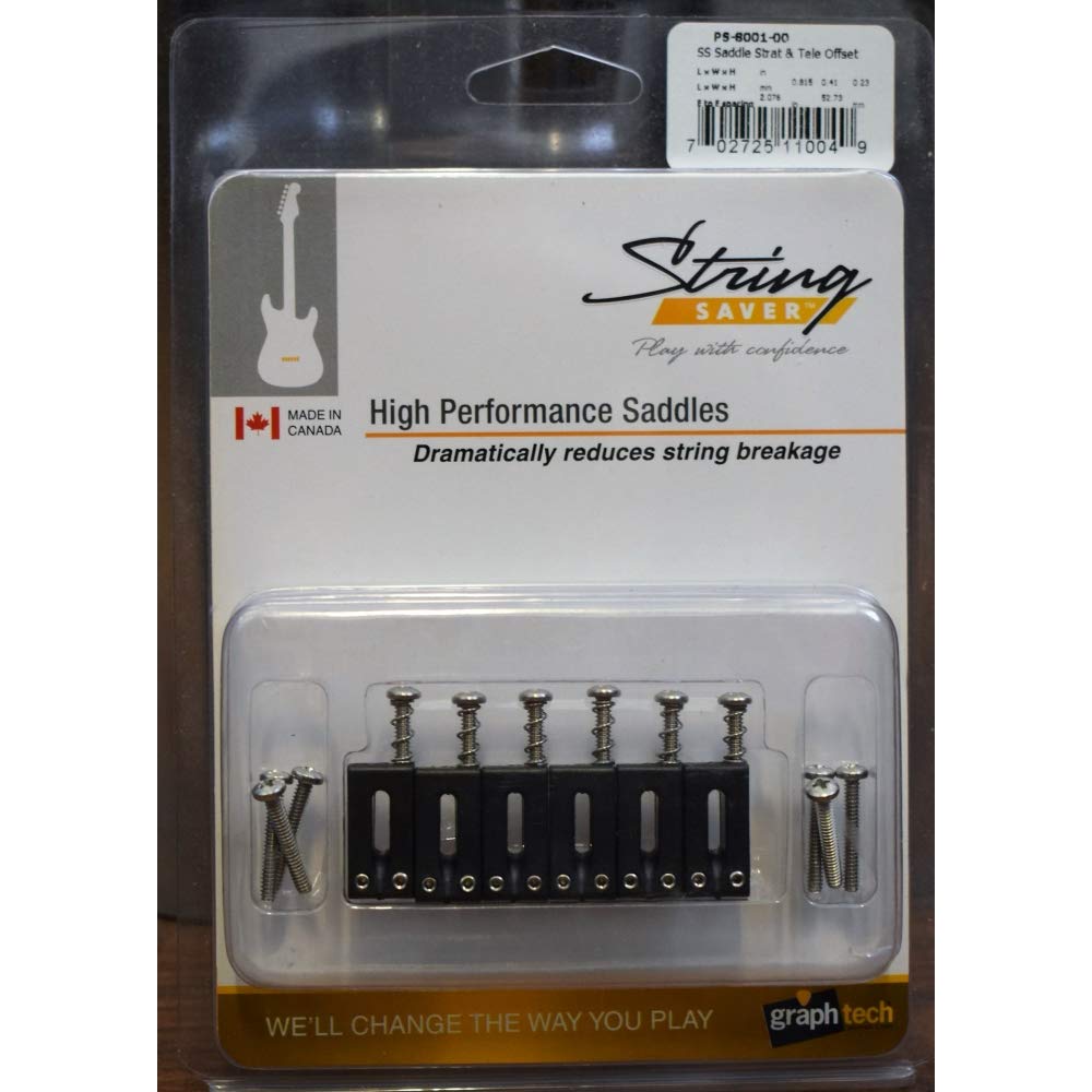 graphtech STRING SAVER ORIGINALS ДЛЯ STRAT TELE 2 SPACING Смещение седла подставки Тип PS-8001-00 и 1/16
graphtech STRING SAVER ORIGINALS ДЛЯ STRAT TELE 2 SPACING Смещение седла подставки Тип PS-8001-00 и 1/16