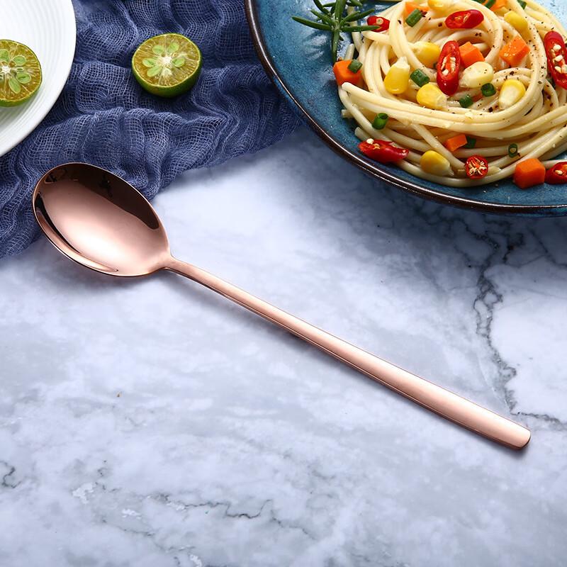 ZISIZ 304 Stainless Steel Long Handle Dinner Spoons
ZISIZ 304 Stainless Steel Long Handle Dinner Spoons