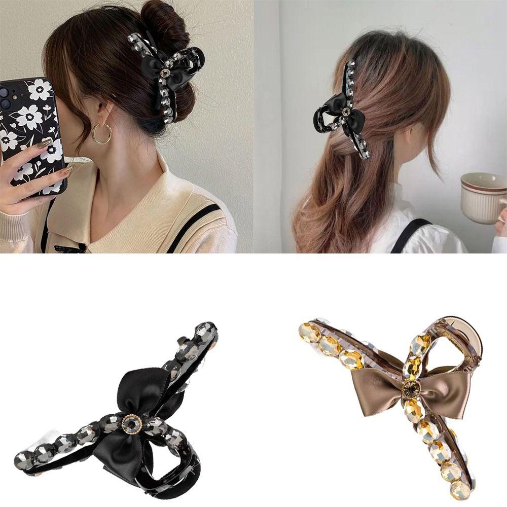 Ponytail Hair Accessories Bow Hair Claw Crystal Hairgrips Bow Knot Shark Clip Girl Lady Women
Ponytail Hair Accessories Bow Hair Claw Crystal Hairgrips Bow Knot Shark Clip Girl Lady Women