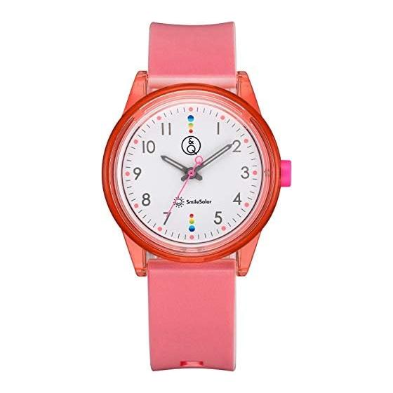 Q&Q SmileSolar Watch Solar Analog Matching Style Waterproof Urethane Belt RP26-007 Pink
Q&Q SmileSolar Watch Solar Analog Matching Style Waterproof Urethane Belt RP26-007 Pink