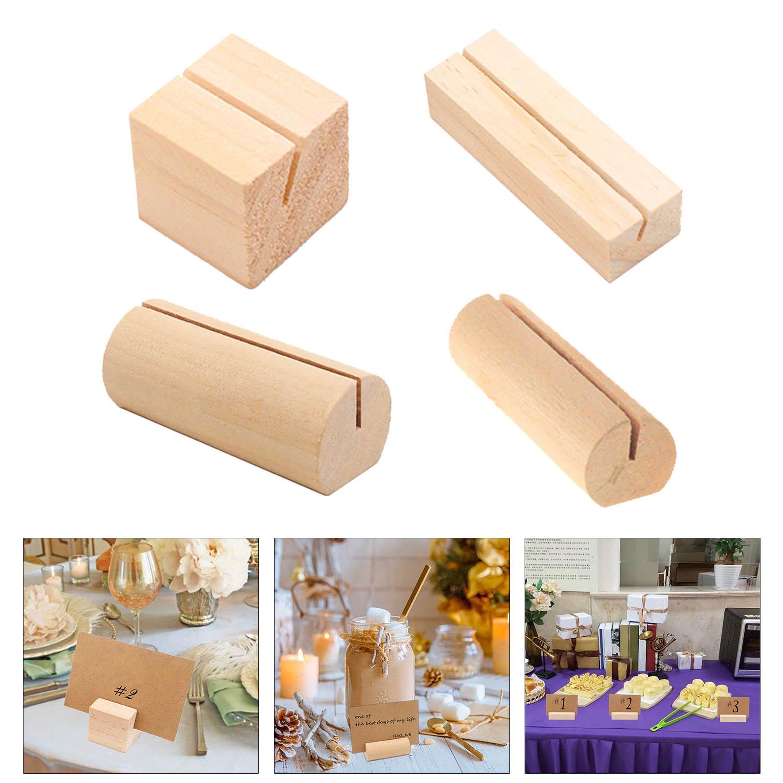 20Pcs Wood Table Number Holders Stand Wood Name Card Holders Wood Name Cards Food Label Memos Photo Holders for Wedding B
20Pcs Wood Table Number Holders Stand Wood Name Card Holders Wood Name Cards Food Label Memos Photo Holders for Wedding B