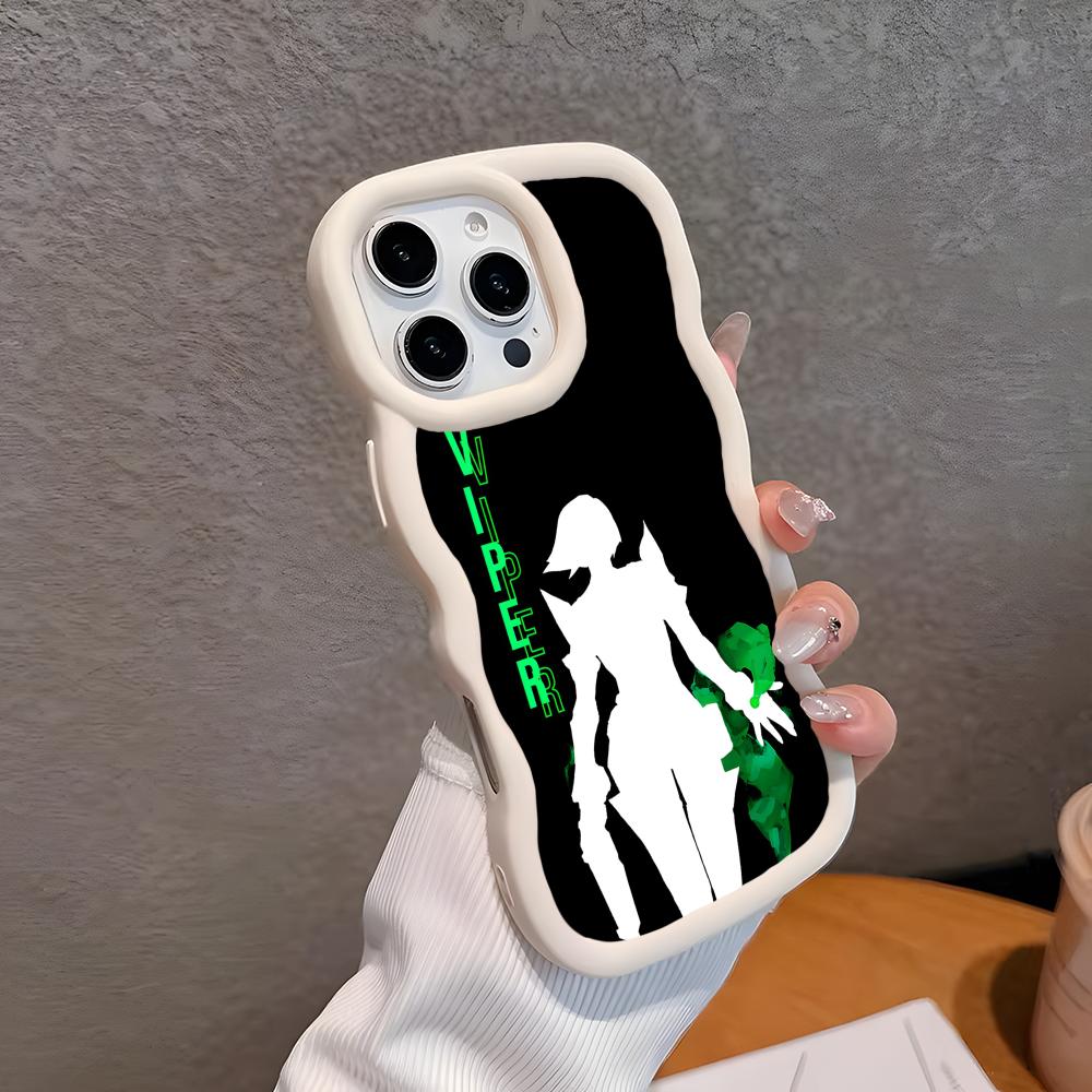 Valo Viper Phone Case for iPhone 17 16 15 14 13 12 11 Air Pro Max Plus White Soft TPU Wavy Edge Cover iPhone 13
Valo Viper Phone Case for iPhone 17 16 15 14 13 12 11 Air Pro Max Plus White Soft TPU Wavy Edge Cover iPhone 13
