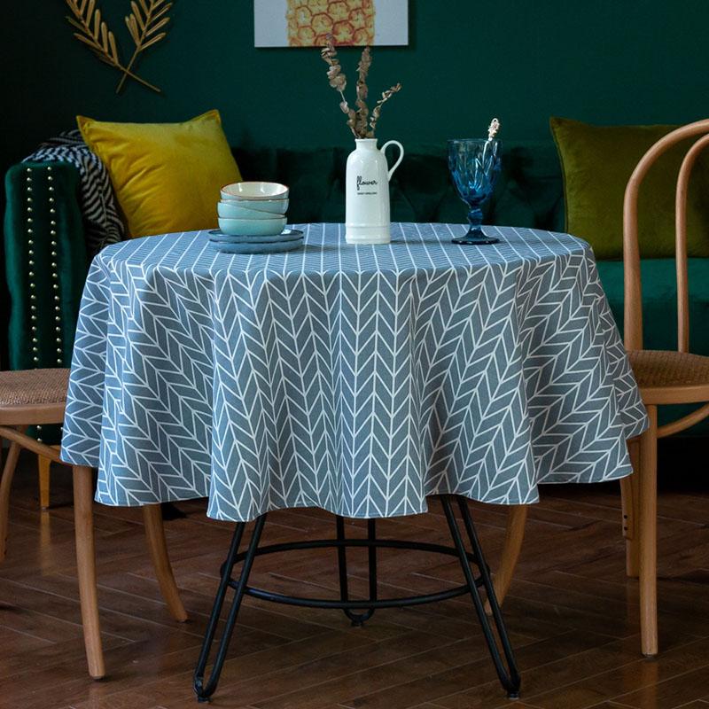 Nordic Restaurant Round Tablecloth Cotton and Linen Dust-Proof Desktop Decoration for Home Washed Geometric Printed Table Cloth Diameter 100cm сірий колір
Nordic Restaurant Round Tablecloth Cotton and Linen Dust-Proof Desktop Decoration for Home Washed Geometric Printed Table Cloth Diameter 100cm сірий колір