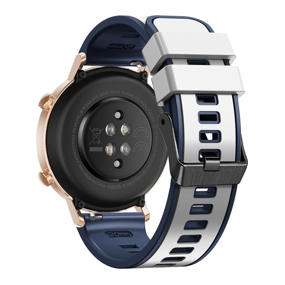 For Garmin vivomove Trend/Luxe/Style Replacement Watch Strap 20mm Dual Color Silicone Watch Band White/Blue
For Garmin vivomove Trend/Luxe/Style Replacement Watch Strap 20mm Dual Color Silicone Watch Band White/Blue