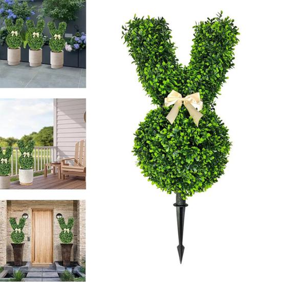 21.65 Artificial Bunny Topiary Simulated Rabbit-Shaped Topiary Tree with or Without Lights Faux Greenery Bunny Bush Plants with Ground Spike for Decor 1pc A
21.65 Artificial Bunny Topiary Simulated Rabbit-Shaped Topiary Tree with or Without Lights Faux Greenery Bunny Bush Plants with Ground Spike for Decor 1pc A