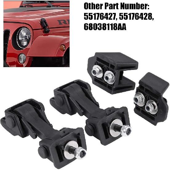 Hood Safety Safety Locking Hood Catch Kit Hold Down Hook Pair for TJ 1997-2006 55176636AD 55395652AC
Hood Safety Safety Locking Hood Catch Kit Hold Down Hook Pair for TJ 1997-2006 55176636AD 55395652AC
