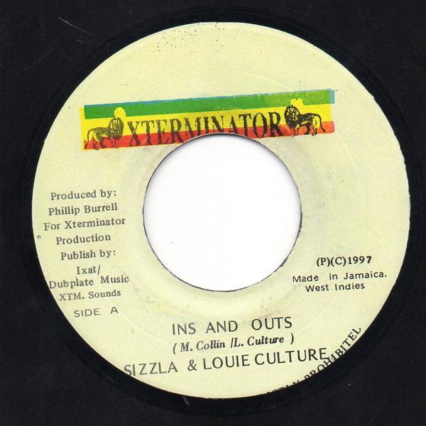7inch Record SIZZLA & LOUIE CULTURE / SIZZLA - Ins And Outs / Love Amongst My Bret NONE XTerminator 1997 Jamaica Reggae, Ska & Dub Used
7inch Record SIZZLA & LOUIE CULTURE / SIZZLA - Ins And Outs / Love Amongst My Bret NONE XTerminator 1997 Jamaica Reggae, Ska & Dub Used