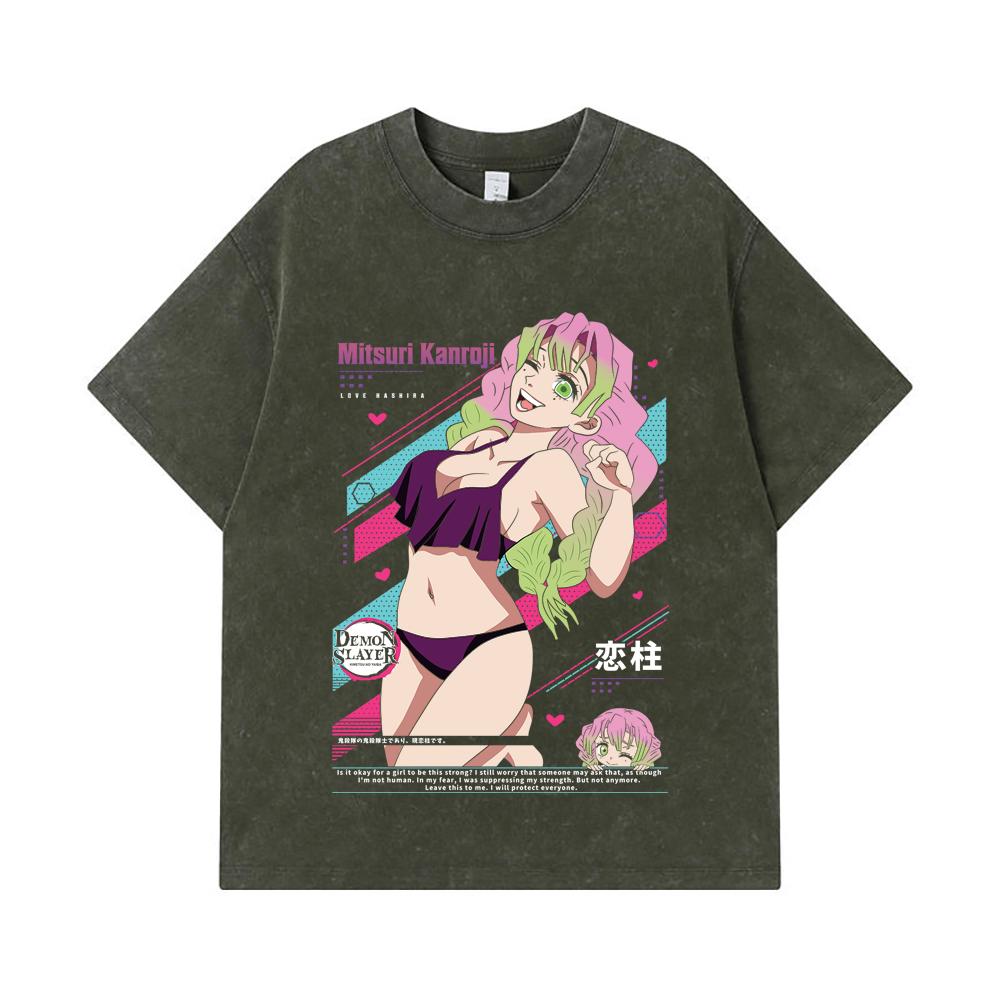 275 GSM Washed T-shirts 100% Cotton Demon Slayer V52 Mitsuri Waifu Print Unisex Heavy Cotton T Shirt S армия зеленый
275 GSM Washed T-shirts 100% Cotton Demon Slayer V52 Mitsuri Waifu Print Unisex Heavy Cotton T Shirt S армия зеленый