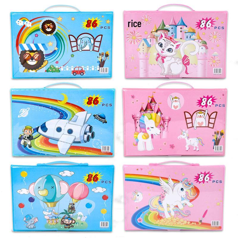 Набор из 86 акварельных ручек для детей - Подарочный набор для рисования к школе Random Blue Pattern
Набор из 86 акварельных ручек для детей - Подарочный набор для рисования к школе Random Blue Pattern