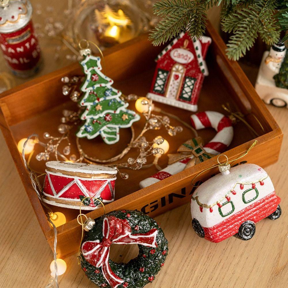 Small Christmas Tree Decoration PVC Christmas Pendant Car House Snowman Wreath Pendant New Year H
Small Christmas Tree Decoration PVC Christmas Pendant Car House Snowman Wreath Pendant New Year H