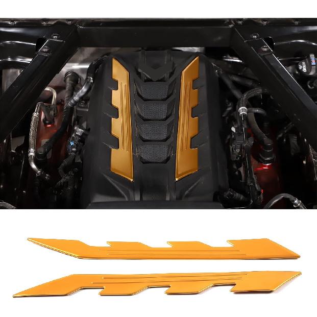 Engine Bay Panel Logo Trim Strip Compatible with Chevrolet Corvette C8 2020-2026, Aluminum Engine Compartment Left Right Panel Decoration Strip жовтий
Engine Bay Panel Logo Trim Strip Compatible with Chevrolet Corvette C8 2020-2026, Aluminum Engine Compartment Left Right Panel Decoration Strip жовтий