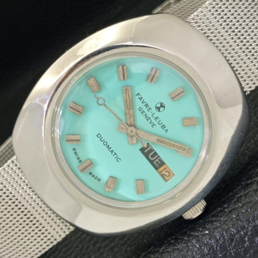 Б/У РЕДКИЕ ШВЕЙЦАРСКИЕ МУЖСКИЕ ЧАСЫ FAVRE LEUBA DUOMATIC С БИРЮЗОВЫМ ЦИФЕРБЛАТОМ a427764-2 R1054-a427764
Б/У РЕДКИЕ ШВЕЙЦАРСКИЕ МУЖСКИЕ ЧАСЫ FAVRE LEUBA DUOMATIC С БИРЮЗОВЫМ ЦИФЕРБЛАТОМ a427764-2 R1054-a427764
