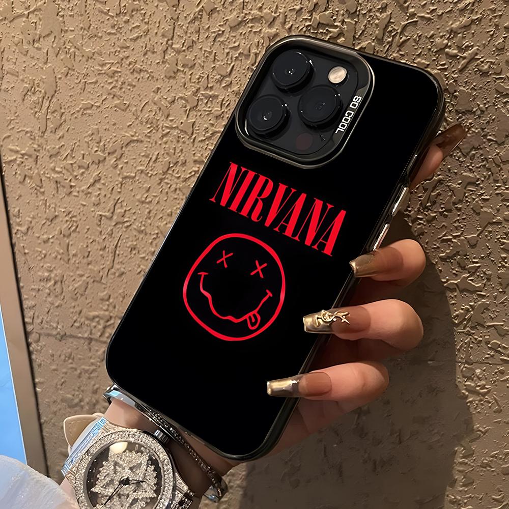 Fashing N-nirvanas Cool Phone Case For 17 Pro Max IPhone 16 Pro Max 15 14 Plus 12 13 X XS Max 11 Colorful Silver Cover iPhone 15 Plus
Fashing N-nirvanas Cool Phone Case For 17 Pro Max IPhone 16 Pro Max 15 14 Plus 12 13 X XS Max 11 Colorful Silver Cover iPhone 15 Plus