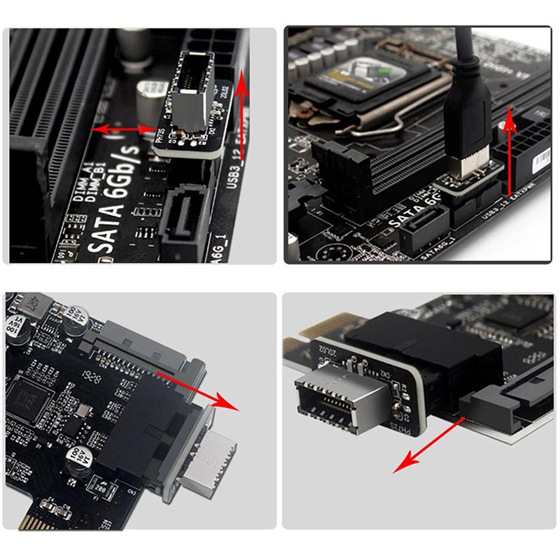 Usb адаптер Usb3.0 19/20P к Type-E 90 градусов конвертер для материнской платы компьютера
Usb адаптер Usb3.0 19/20P к Type-E 90 градусов конвертер для материнской платы компьютера