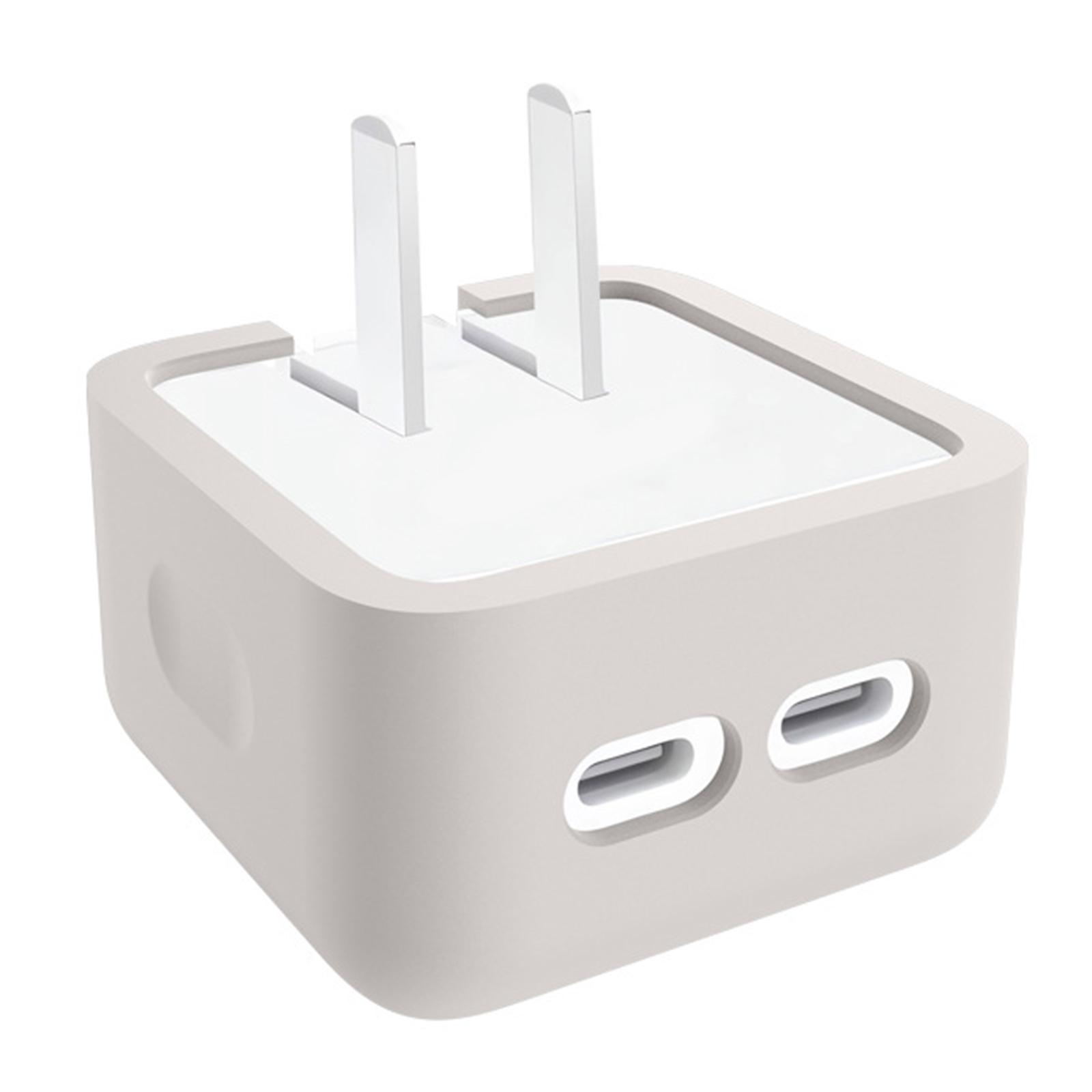 Reusable Silicone Charging Head Case Protective Shell For 35W Double USB C Port Adapter Travel Home Use сірий колір
Reusable Silicone Charging Head Case Protective Shell For 35W Double USB C Port Adapter Travel Home Use сірий колір