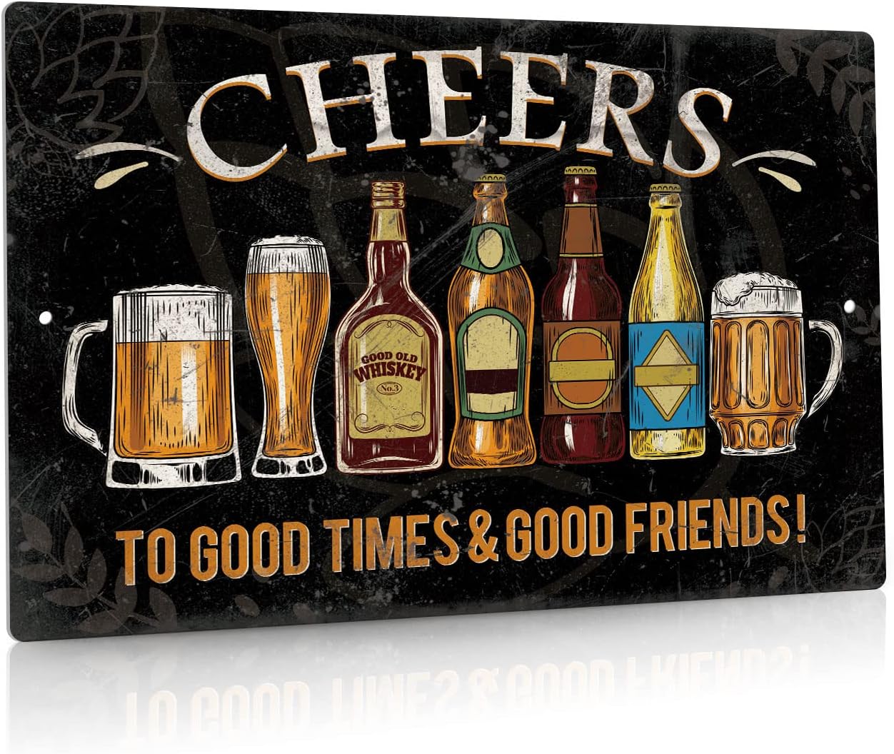 Putuo Decor Bar Signs For Home Bar Wall Cheers To Good Time To Good Friends Vintage Metal Tin Sign For Man Cave Decor InAlu 20x30cm(7.8x11.8inch)
Putuo Decor Bar Signs For Home Bar Wall Cheers To Good Time To Good Friends Vintage Metal Tin Sign For Man Cave Decor InAlu 20x30cm(7.8x11.8inch)