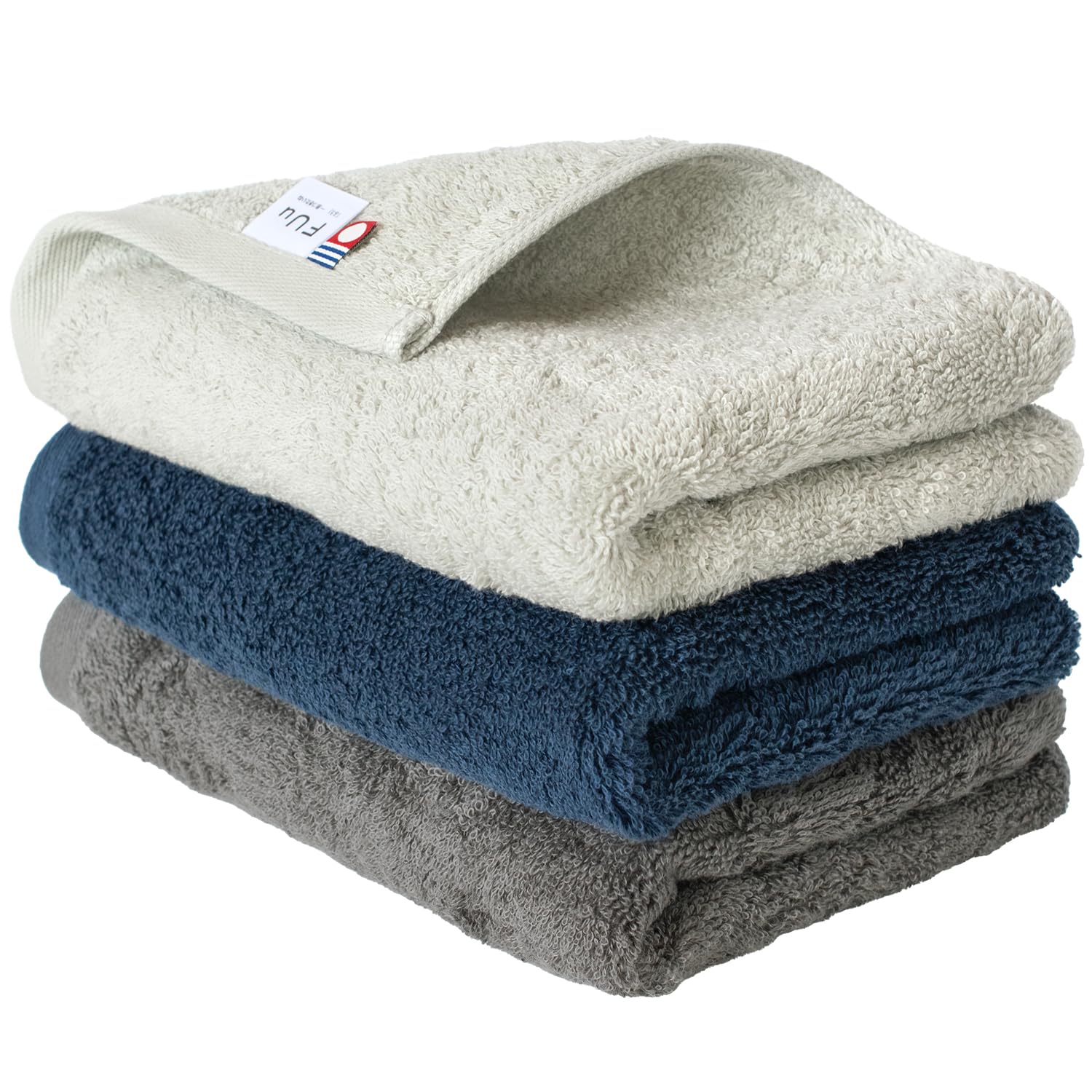 Bloom Imabari Certified FUu Face Made in Assorted Towels, 3-Piece Set, Soft, Fluffy, Thick, Absorbent, Hotel-Grade, Japan, 100% Cotton, (Bitter)
Bloom Imabari Certified FUu Face Made in Assorted Towels, 3-Piece Set, Soft, Fluffy, Thick, Absorbent, Hotel-Grade, Japan, 100% Cotton, (Bitter)