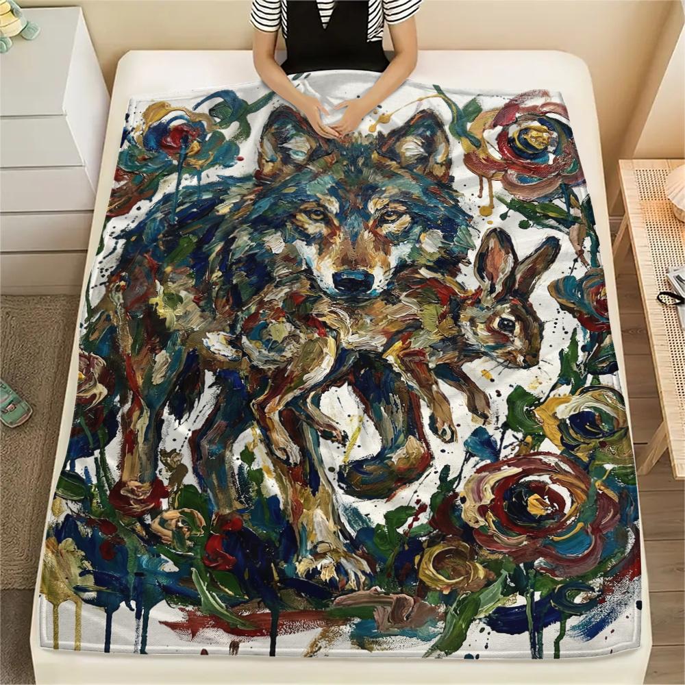 Wolf Abstract Print Flannel Blanket, High quality Comfortable for All Seasons, Home Decor, Warmth and Comfort, Perfect for Christmas Gifts144 80cm x 120cm
Wolf Abstract Print Flannel Blanket, High quality Comfortable for All Seasons, Home Decor, Warmth and Comfort, Perfect for Christmas Gifts144 80cm x 120cm