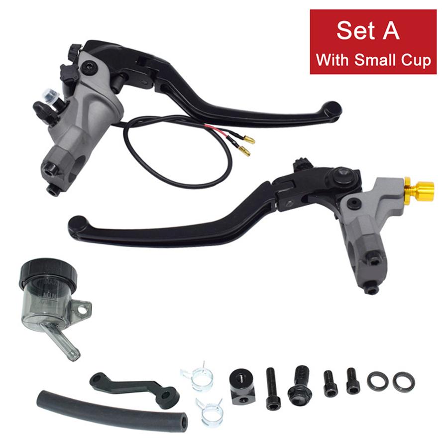 CNC 19 RCS Foldable Motorcycle Brake Master Cylinder Cable clutch Radial Brake Pump 22mm Universal For Honda Yamaha Kawasaki Suzuki
CNC 19 RCS Foldable Motorcycle Brake Master Cylinder Cable clutch Radial Brake Pump 22mm Universal For Honda Yamaha Kawasaki Suzuki