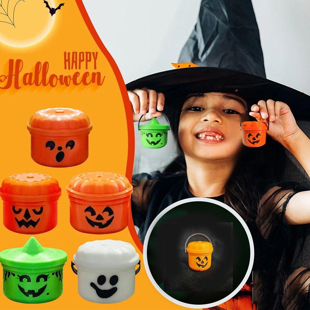 2PCS Pumpkin Face Halloween Candy Jar Trick Treat Trick Pumpkin Basket Halloween Party Gift Green
2PCS Pumpkin Face Halloween Candy Jar Trick Treat Trick Pumpkin Basket Halloween Party Gift Green