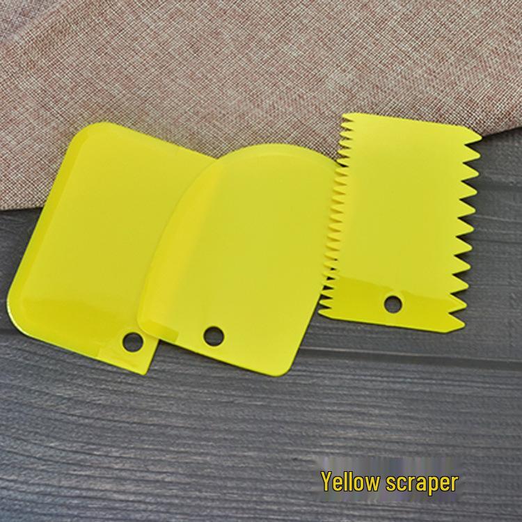 Trapezoidal Plastic Scraper Set: Rice, Noodle, Cake, Cream, Dough Smoother & Cutter - 3-Piece Baking Tools
Trapezoidal Plastic Scraper Set: Rice, Noodle, Cake, Cream, Dough Smoother & Cutter - 3-Piece Baking Tools