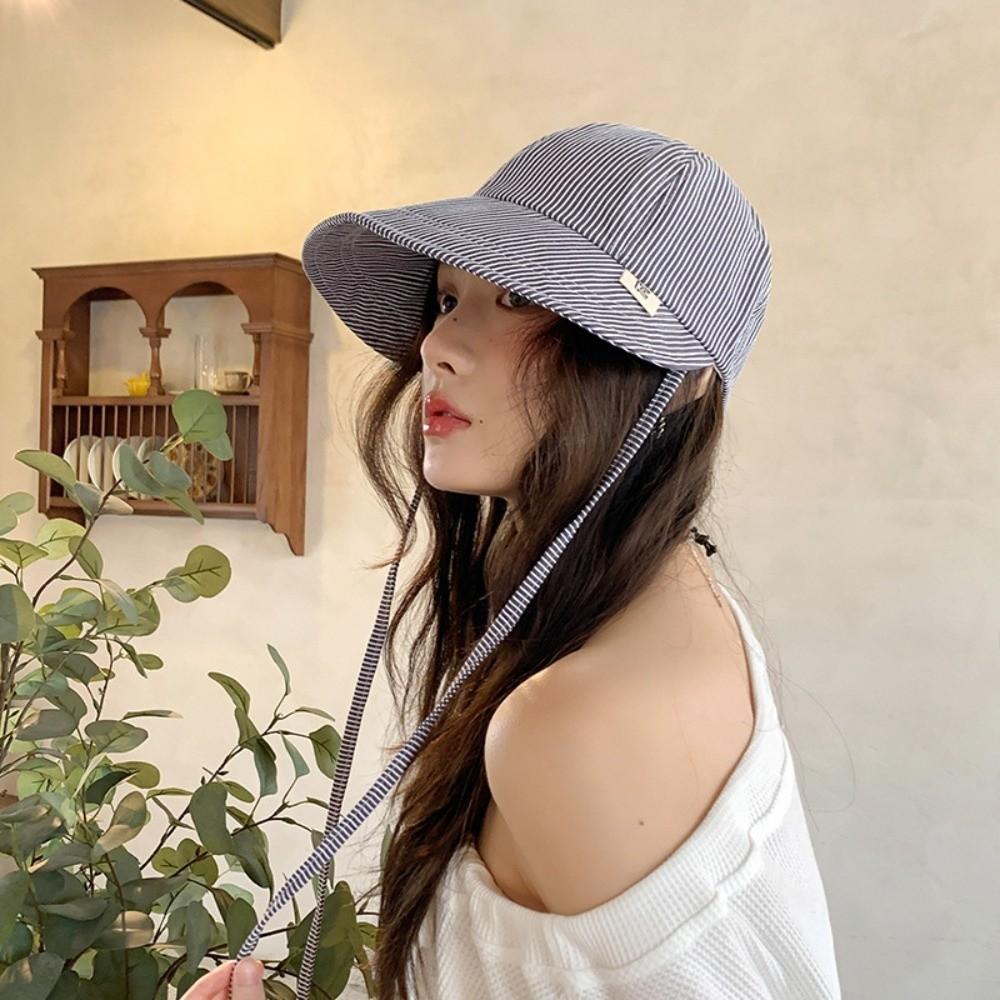 Casual Striped Bucket Hat Adjustable Anti-UV Sunscreen Hat Breathable Baseball Cap Outdoor Beach Travel сірий
Casual Striped Bucket Hat Adjustable Anti-UV Sunscreen Hat Breathable Baseball Cap Outdoor Beach Travel сірий