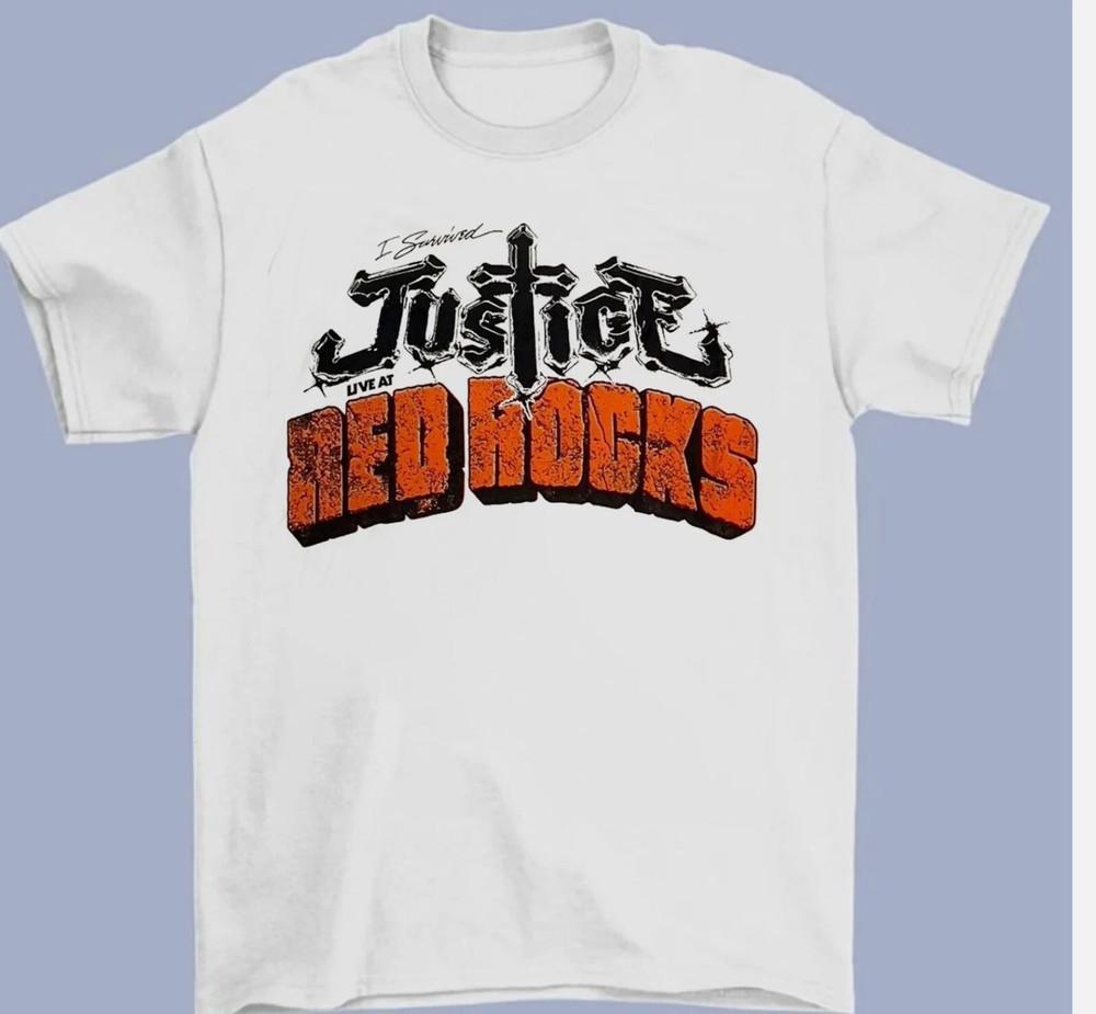 Justice Live Tour Red Rock White Cotton Full Size S-5XL Unisex T-Shirt L
Justice Live Tour Red Rock White Cotton Full Size S-5XL Unisex T-Shirt L