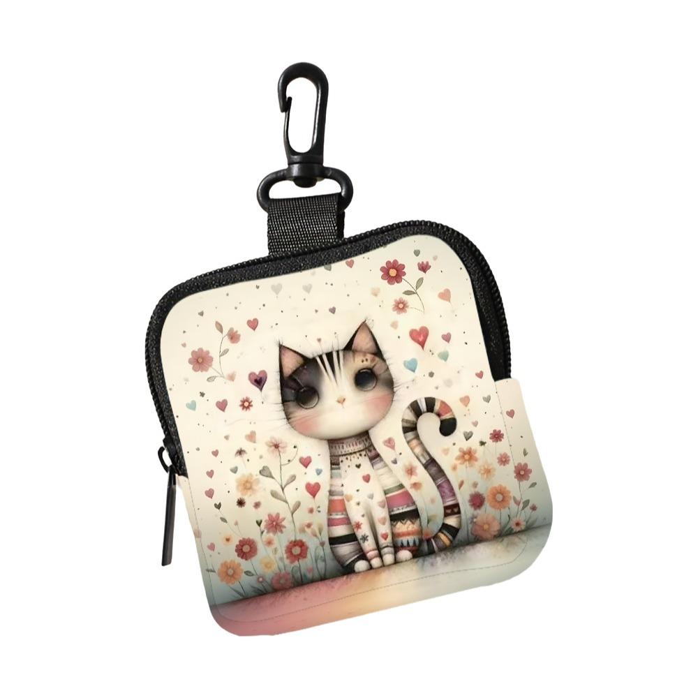 Trendy Mini Cute Cat Coin Purse Water-resistant Lightweight Earphone Bag PVC Portable Storage Bag Friends Gift
Trendy Mini Cute Cat Coin Purse Water-resistant Lightweight Earphone Bag PVC Portable Storage Bag Friends Gift